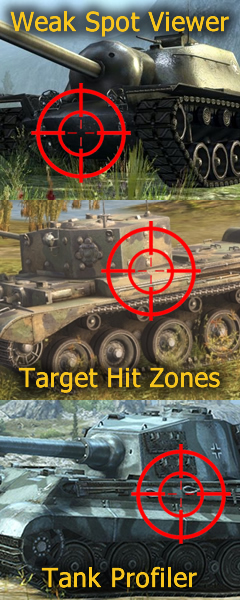 World Of Tanks compare tanks hit zones